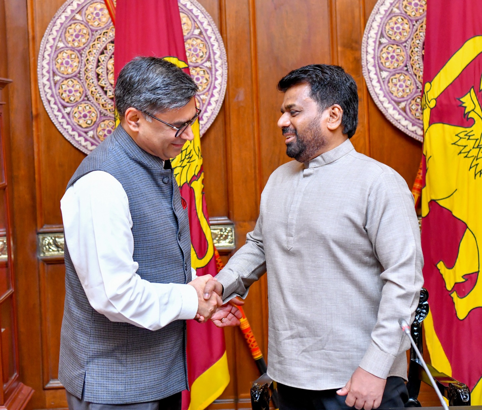 ජනපති සහ ඉන්දීය විදේශ ලේකම් අතර හමුවක්