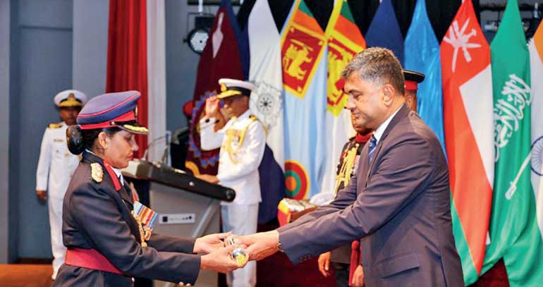 First lady officer from Tri Forces graduates from National Defence College 