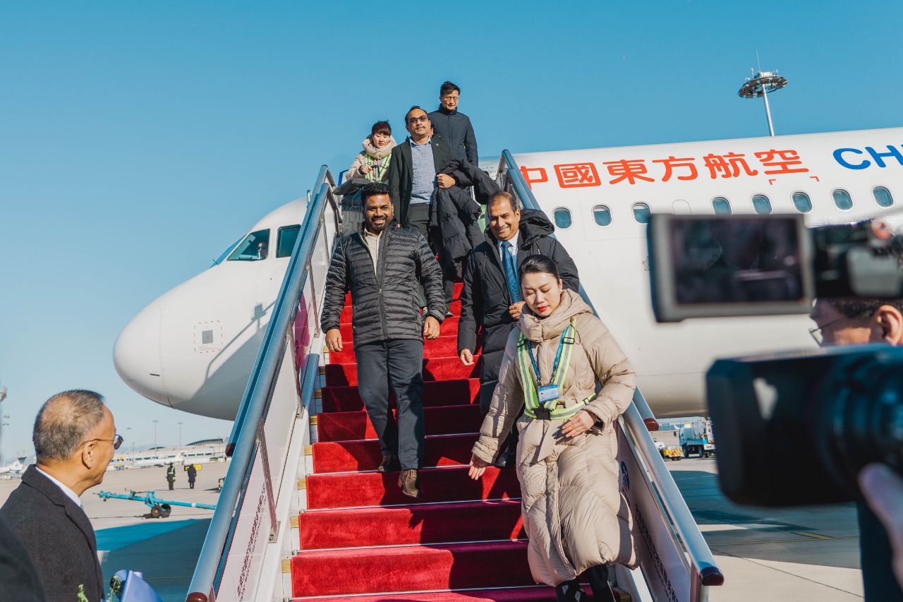 President Disanayake Accorded a Warm Welcome Upon his arrival in Beijing 