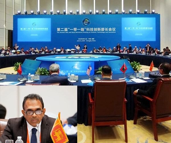 විද්‍යා හා තාක්ෂණ ඇමැති Belt and Road Conference on Science & Technology Exchange සමුළුවට එක් වෙයි 