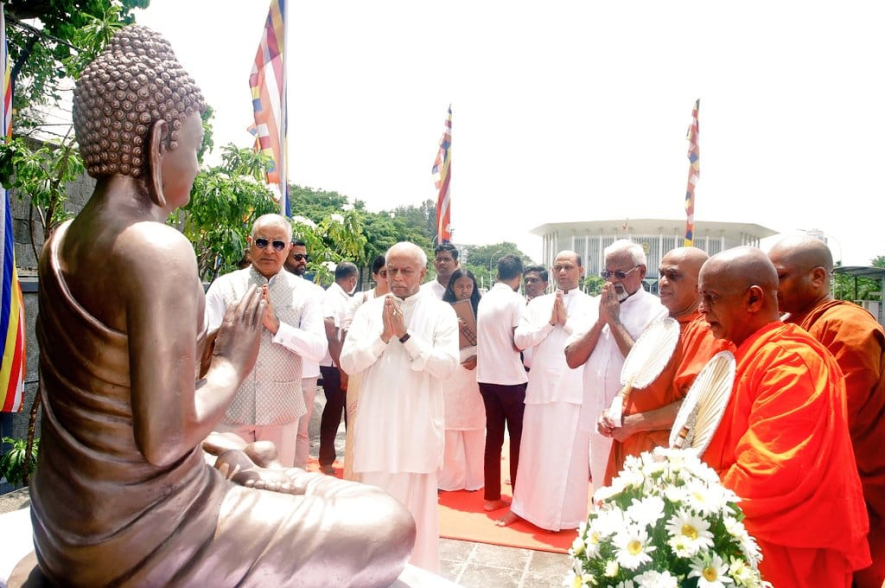 ධර්මායතන විහාරයට ඉන්දීය රජයෙන් තඹ බුද්ධ ප්‍රතිමාවක්