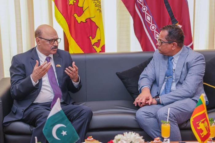 Pakistan High Commissioner Pays Farewell Call on Hon. Speaker of the Parliament of Sri Lanka