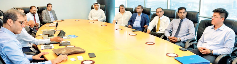 UAE Sheikh Abdullah Bin Mohammed visit BOI, Port City Colombo