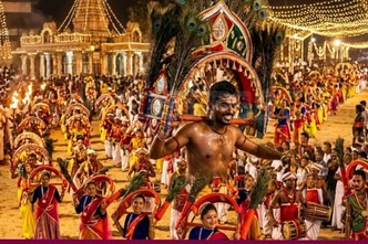 දෙවිනුවර ඇසළ පෙරහැර ම‍ංගල්‍යයේ කාවාඩි ගැටලුව අවසන්