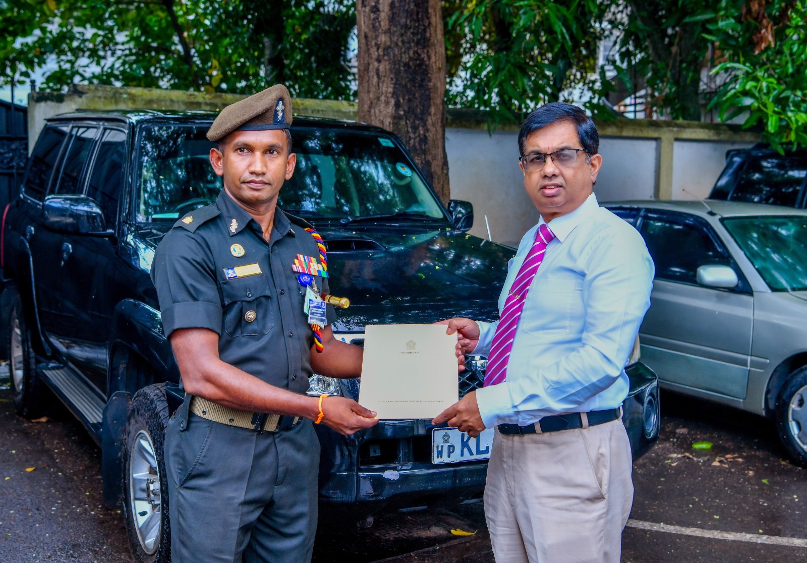 රණක්ෂිතයට පත් සෙබළුන්ගේ ප්‍රයෝජනයට ජනාධිපති කාර්යාලයෙන් වාහන