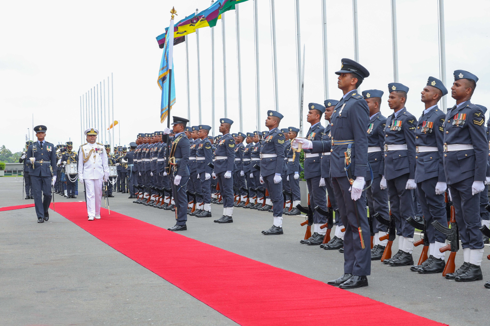 Navy Commander pays official visit to Air Force Headquarters