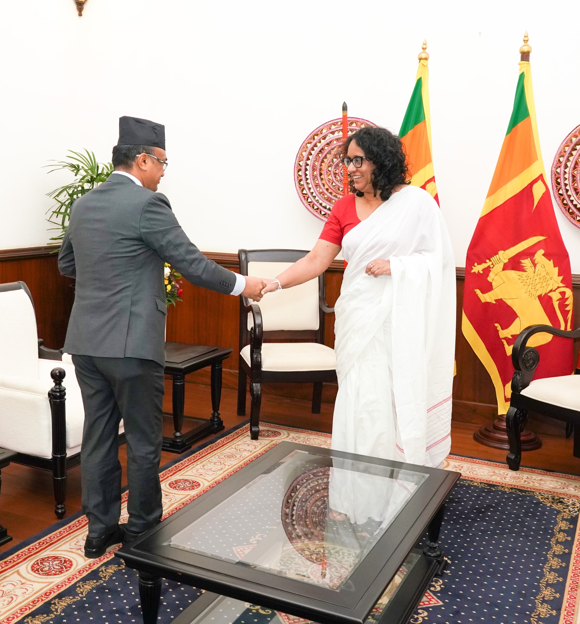 Ambassador of Nepal Pays Courtesy Call on Prime Minister of Sri Lanka.