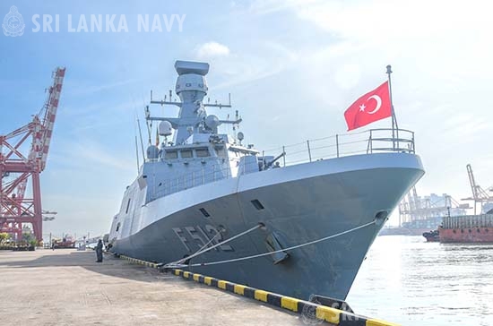 තුර්කියේ ‘TCG BÜYÜKADA’ නිල සංචාරය අවසන් කර දිවයිනෙන් පිටත් වෙයි