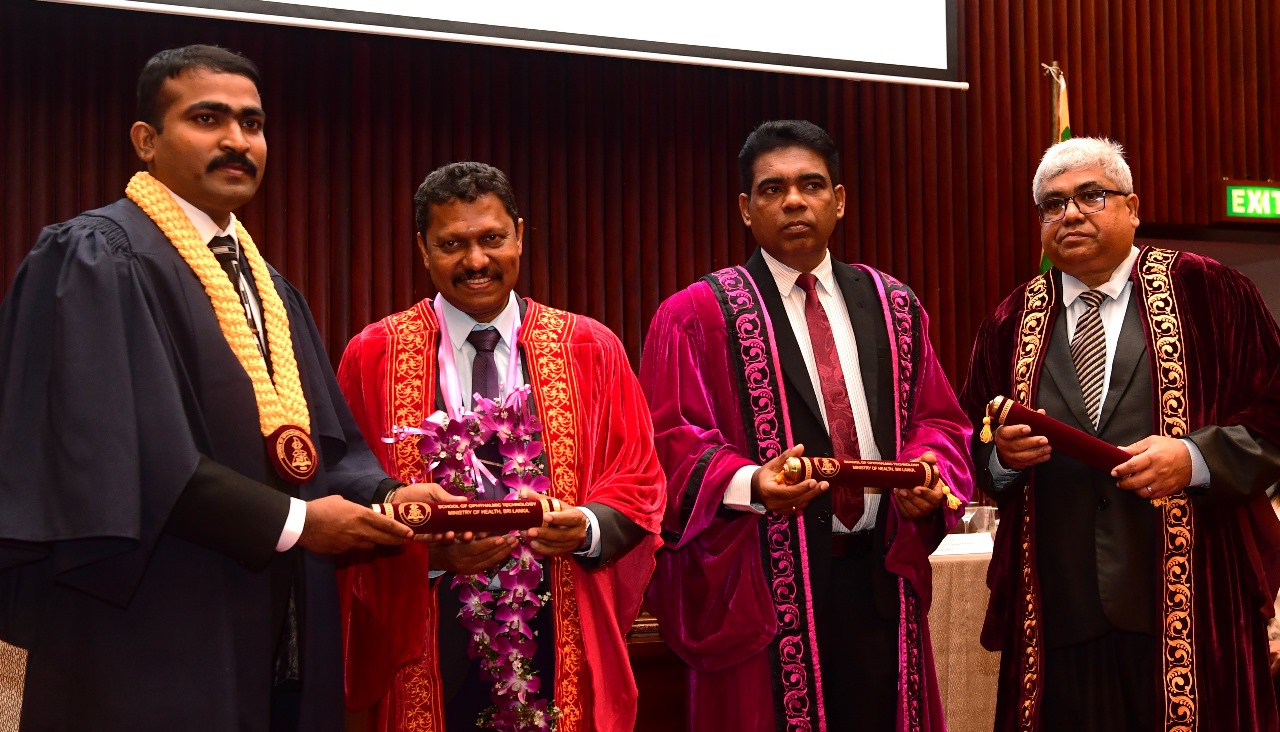 පරිපූරක අක්ෂි තාක්ෂණවේදීන් 57 දෙනෙකු සඳහා උසස් ඩිප්ලෝමා උපාධි ප්රදානය කෙරේ