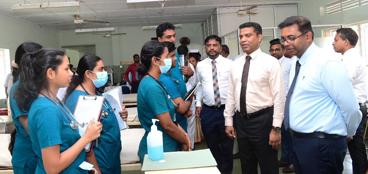 මොරටුවේ වෛද්‍ය පීඨ සිසුන්ගේ සායනික පුහුණුව කළුතර නාගොඩ ශික්ෂණ රෝහල තුළ ලබාදීම ඇරඹෙයි