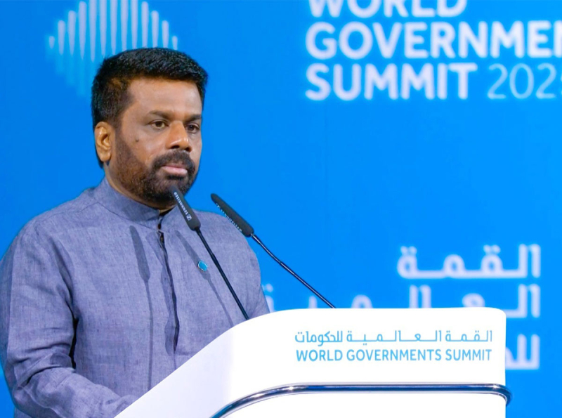 Speech Delivered by Hon. President Anura Kumara Disanayake at the World Governments Summit 2025 in UAE on 12th February 2025 