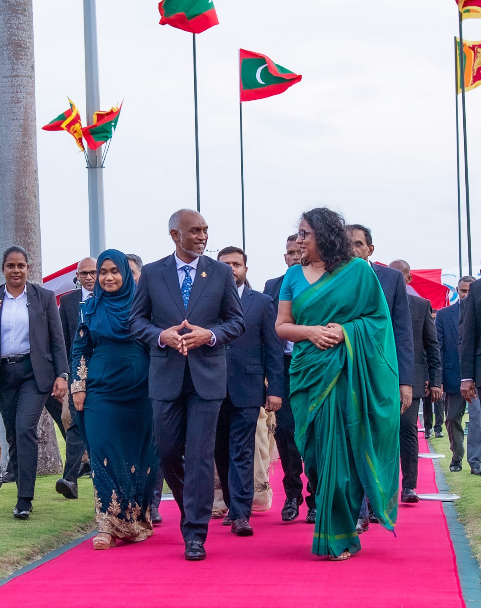 දෙදින රාජ්‍ය සංචාරයක් සඳහා මාලදිවයින් ජනපති දිවයිනට