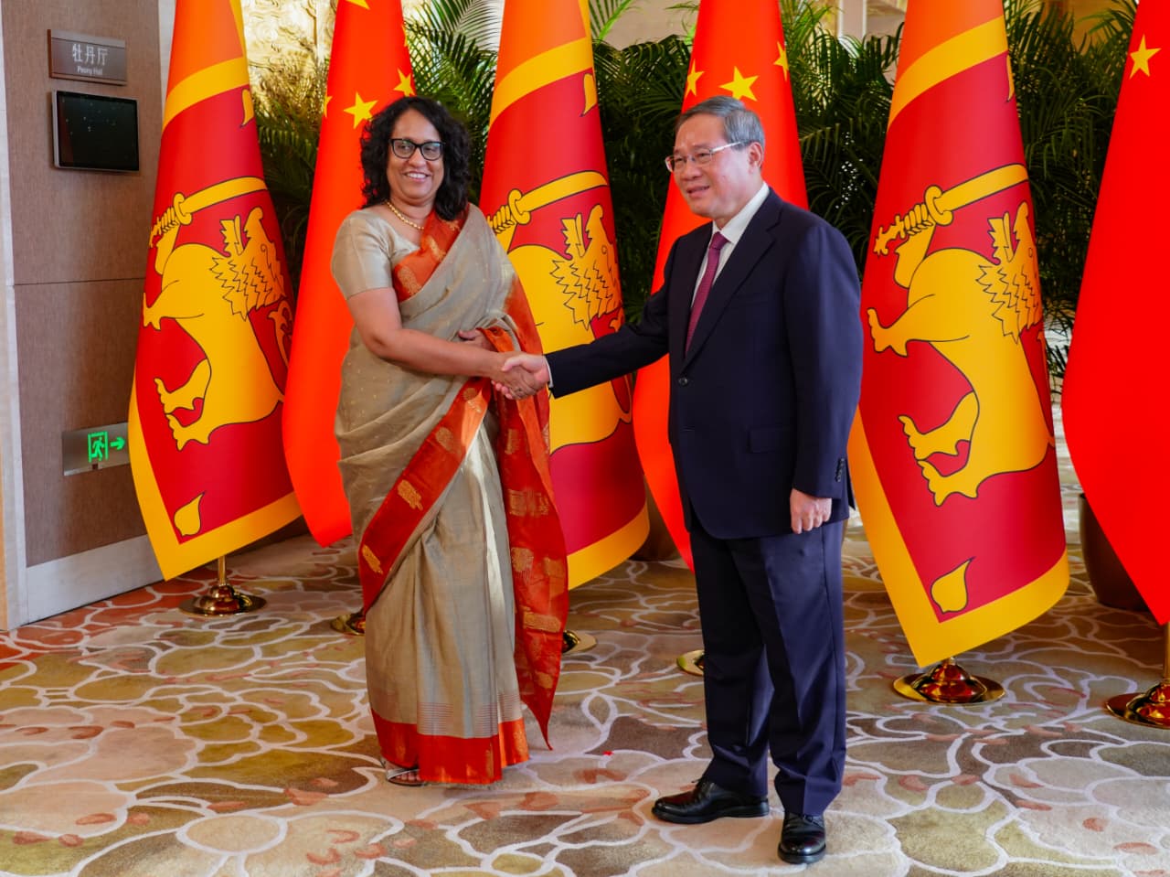 Prime Minister of Sri Lanka meets Premier of the State Council of the People’s Republic of China, Li Qiang.