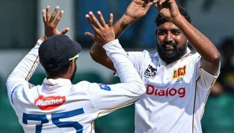 ටෙස්ට් තරගයෙන් ශ්‍රී ලංකාවට ජය