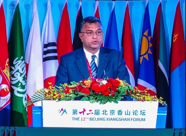 12 වන Beijing Xiangshan  සමුළුවේදී ආරක්‍ෂක ලේකම්වරයා කලාපීය සංවාදය ප්‍රවර්ධනය සහ චීන-ශ්‍රී ලංකා සහයෝගිතාවේ වැදගත්කම අවධාරණය කරයි