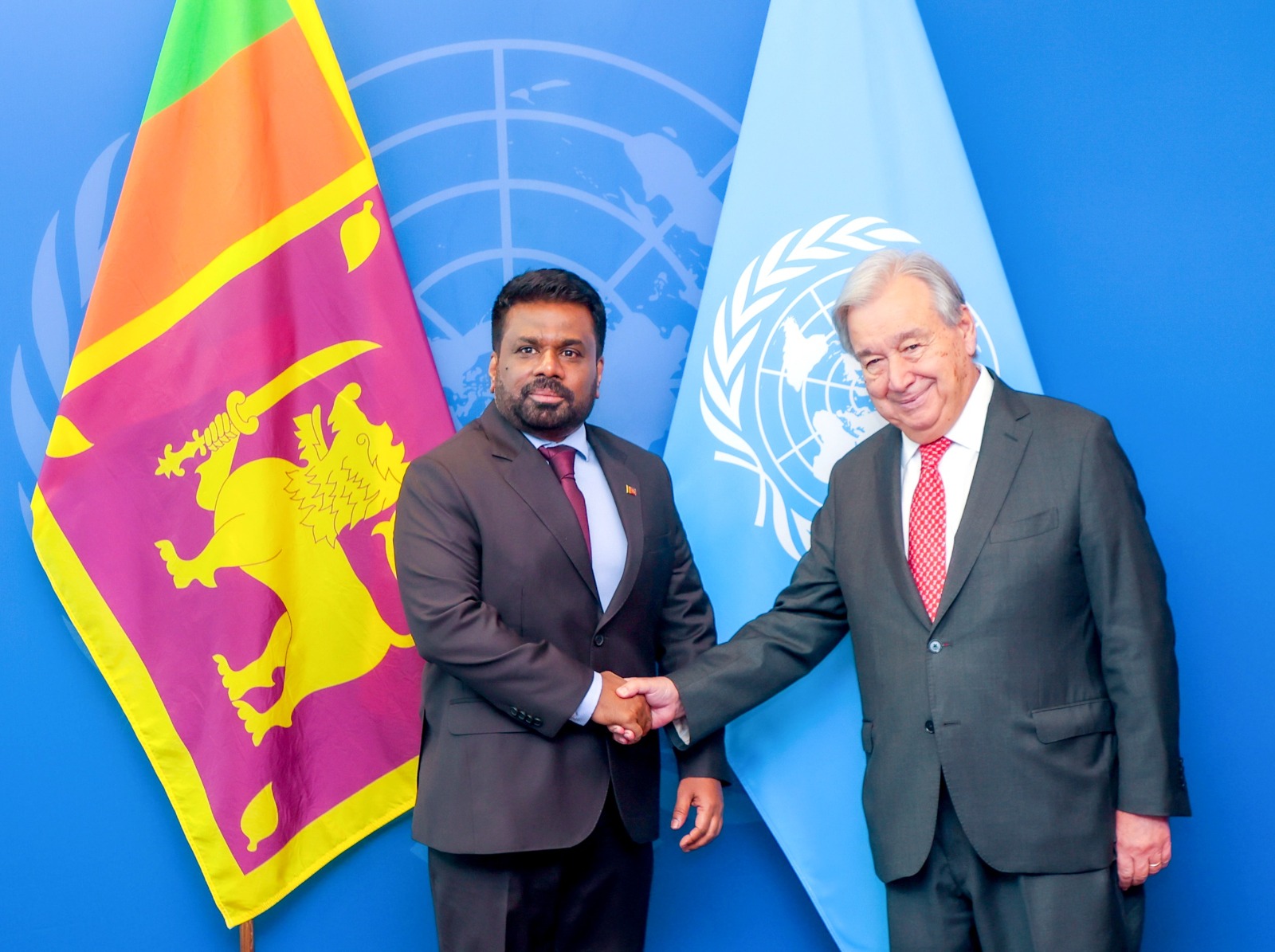 ජනපති සහ එක්සත් ජාතීන්ගේ මහලේකම් අතර හමුවක්