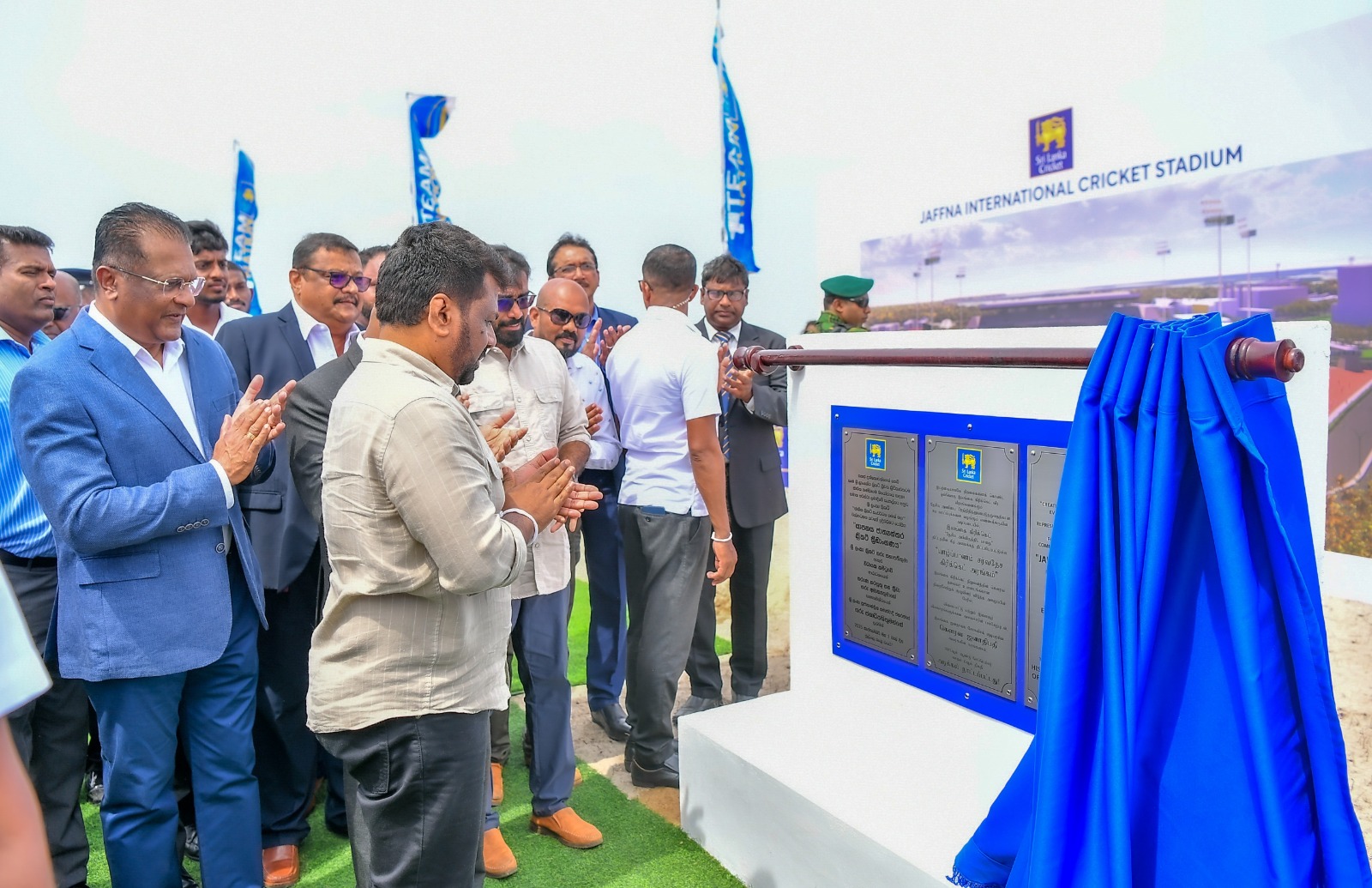 නව ජාත්‍යන්තර ක්‍රිකට් ක්‍රීඩාංගණයක ඉදිකිරීම් ඇරඹේ