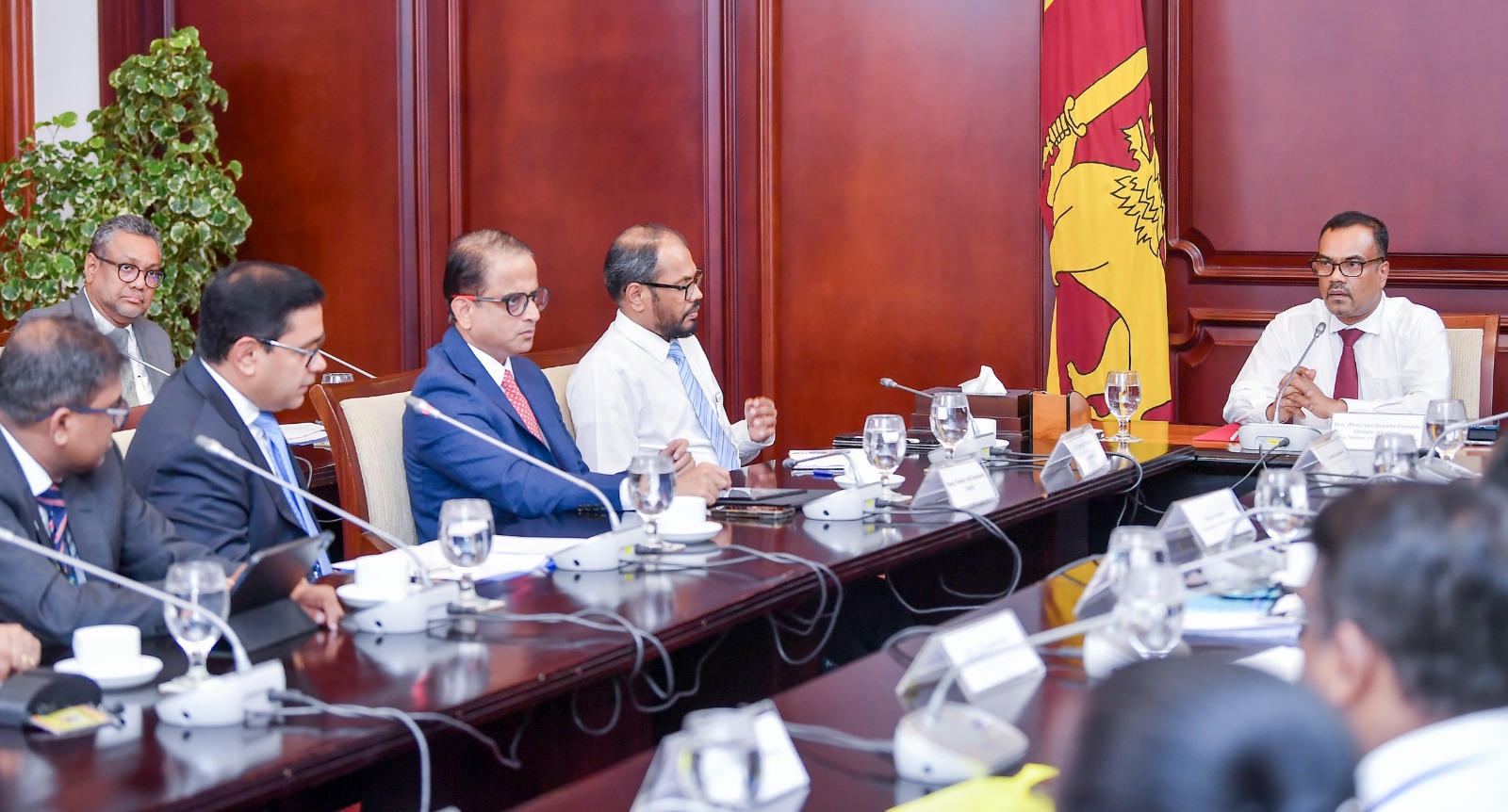 බැංකු, මූල්‍ය සහ රක්ෂණ ක්ෂේත්‍ර සම්බන්ධ පූර්ව අයවැය සාකච්ඡාවක් 