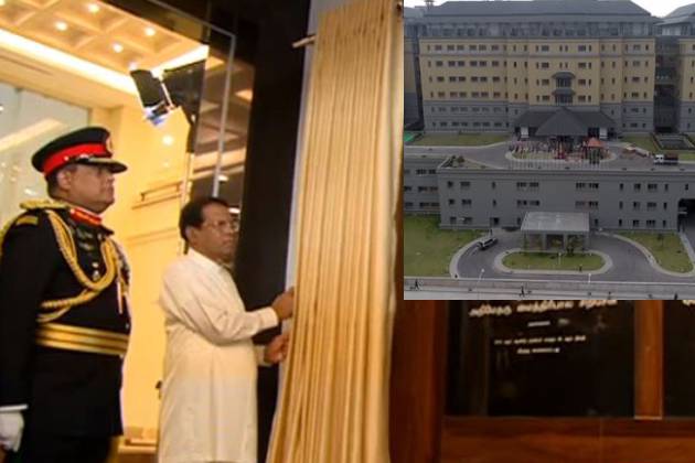President declares open new Army HQ