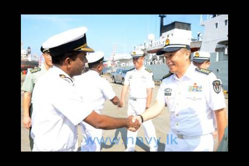 Chinese Navy ship arrives in Sri Lanka  