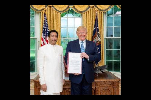 Trump reiterates commitment to relations with Sri Lanka