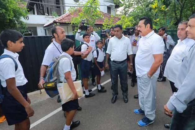 MR visits schools, says attendance satisfactory