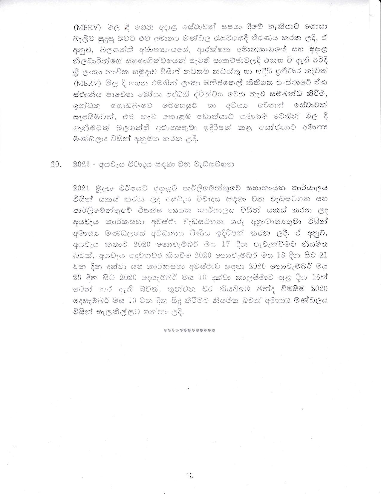 Cabinet Decision on 16.11.2020 page 010