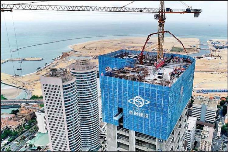 One Sri Lanka tower project housing The Ritz-Carlton Hotel & Residences reaches 200 metre milestone