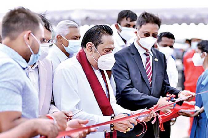 Mahinda revisits Hambantota International Port