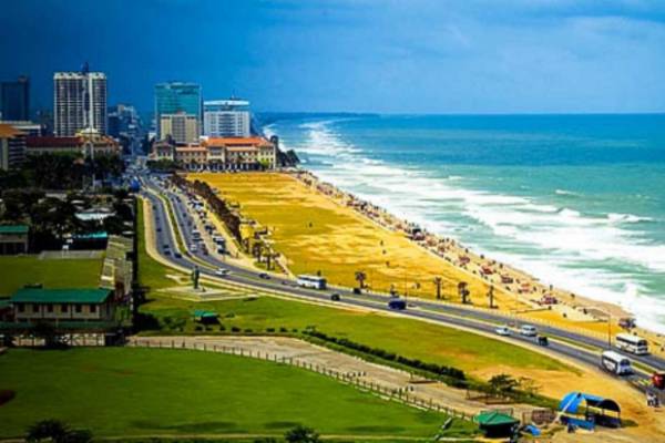 Galle Face Green development project gets underway. 