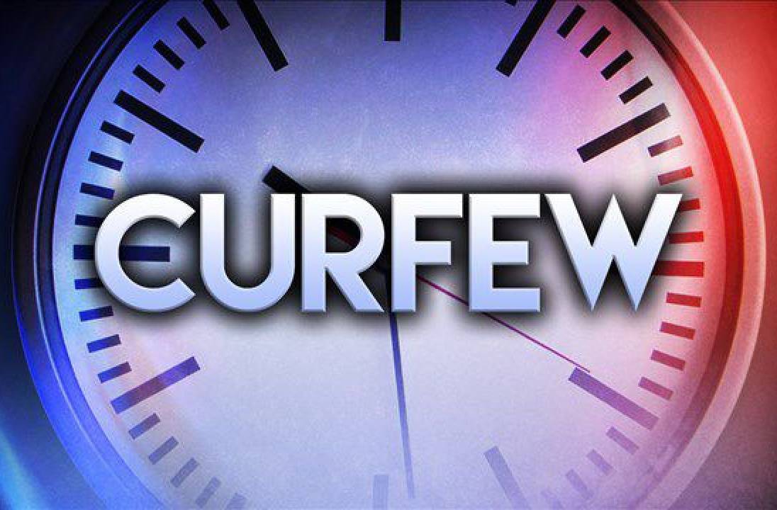 Police curfew to be lifted for a short period