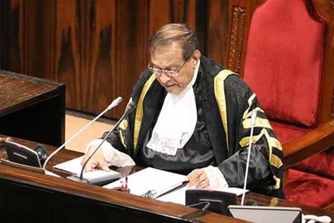Change in the post of Parliament Speaker? 
