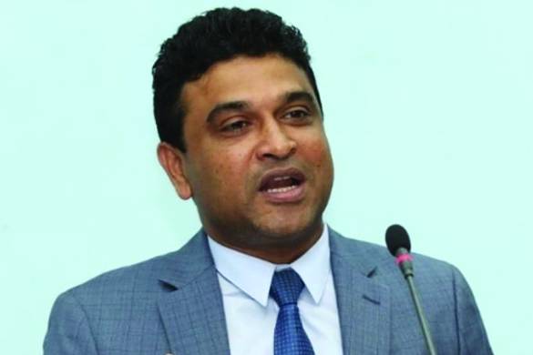 Opposition MP Nalin Bandara says foreign reserves shrunk to the bottom