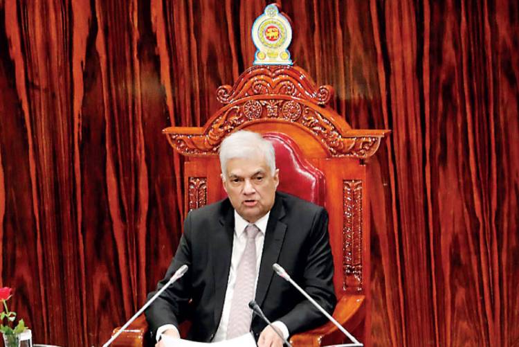 Ranil in P’ment deep dives into disaster suffered by SL from disunity