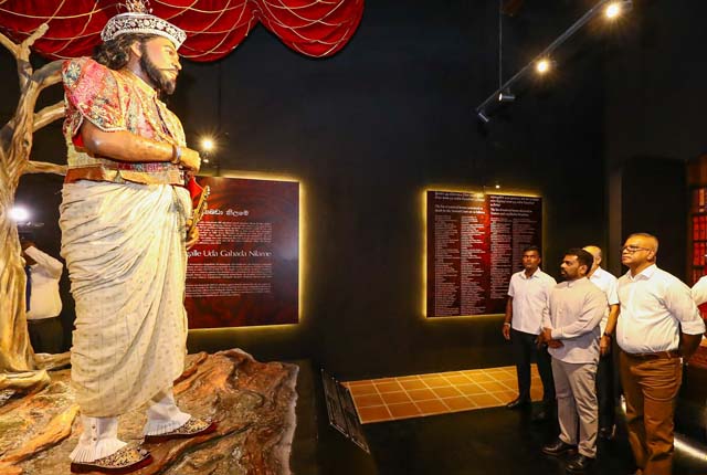 ඇහැලේපොළ වලව්වේ ඉටි රූ කෞතුකාගාරය ජනපති අතින් විවෘත වෙයි